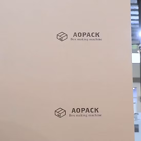 Aopack 완전 자동 주문형 포장 생산 골판지 상자 제작 기계